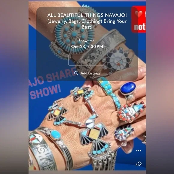NAVAJO SHARE SHOW! THURSDAY 7:30pm cst ❤️to be notified! - Picture 2 of 2